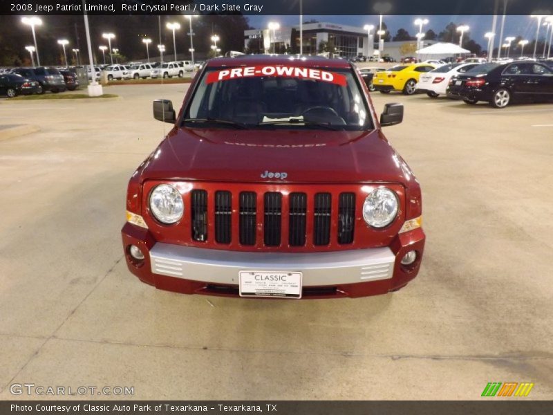Red Crystal Pearl / Dark Slate Gray 2008 Jeep Patriot Limited