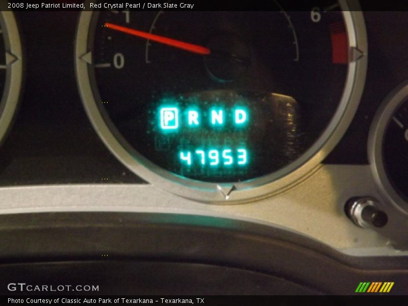 Red Crystal Pearl / Dark Slate Gray 2008 Jeep Patriot Limited