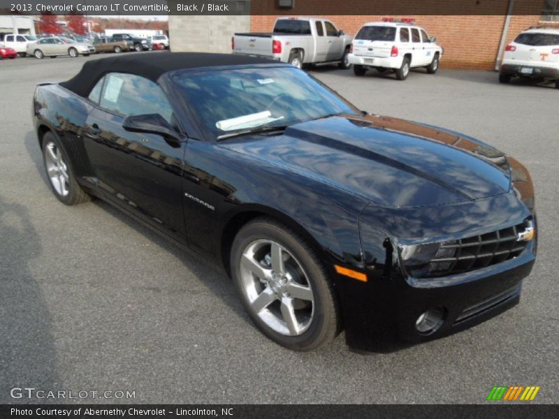 Black / Black 2013 Chevrolet Camaro LT Convertible