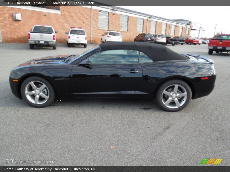 Black / Black 2013 Chevrolet Camaro LT Convertible