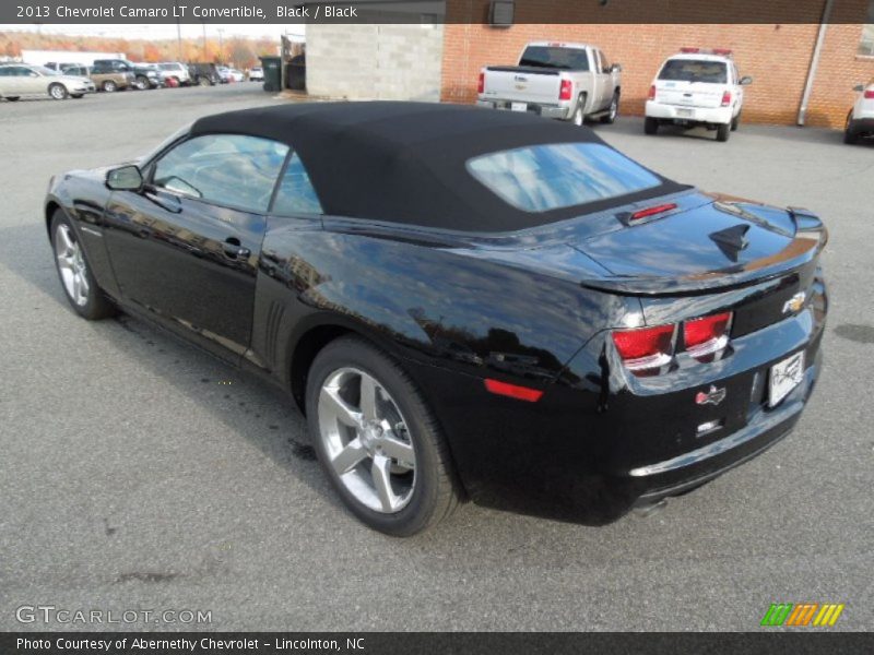 Black / Black 2013 Chevrolet Camaro LT Convertible
