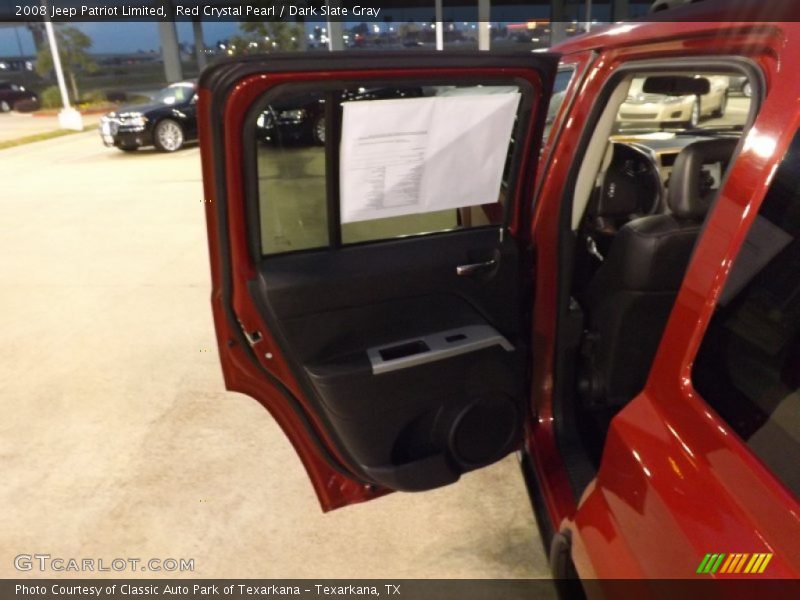 Red Crystal Pearl / Dark Slate Gray 2008 Jeep Patriot Limited