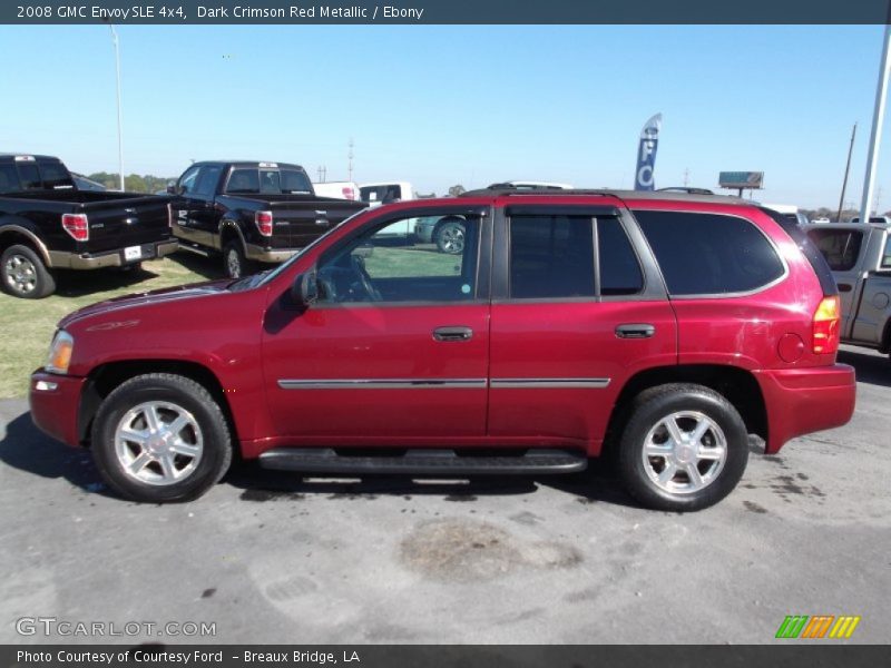 Dark Crimson Red Metallic / Ebony 2008 GMC Envoy SLE 4x4