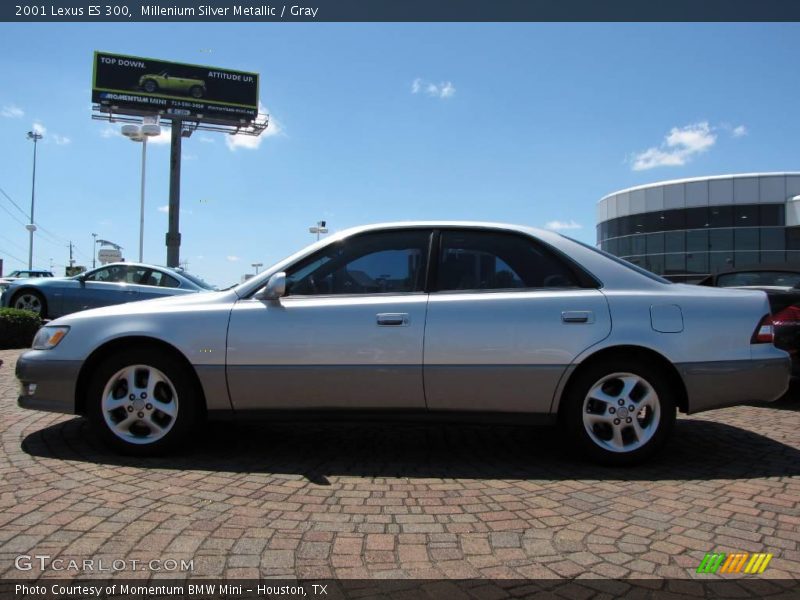 Millenium Silver Metallic / Gray 2001 Lexus ES 300