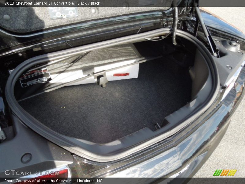  2013 Camaro LT Convertible Trunk