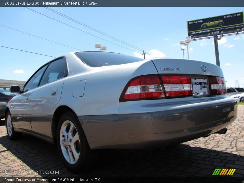 Millenium Silver Metallic / Gray 2001 Lexus ES 300