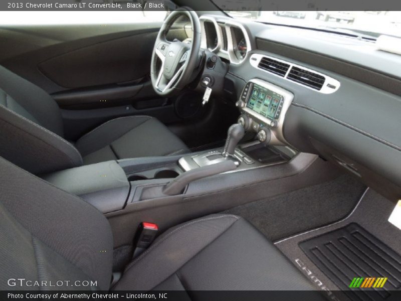  2013 Camaro LT Convertible Black Interior