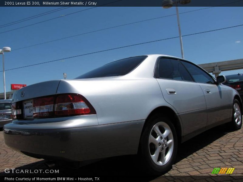 Millenium Silver Metallic / Gray 2001 Lexus ES 300