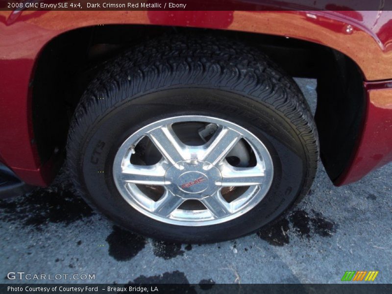 Dark Crimson Red Metallic / Ebony 2008 GMC Envoy SLE 4x4