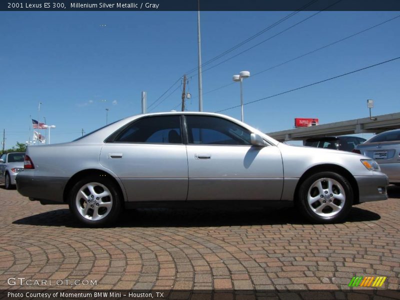 Millenium Silver Metallic / Gray 2001 Lexus ES 300
