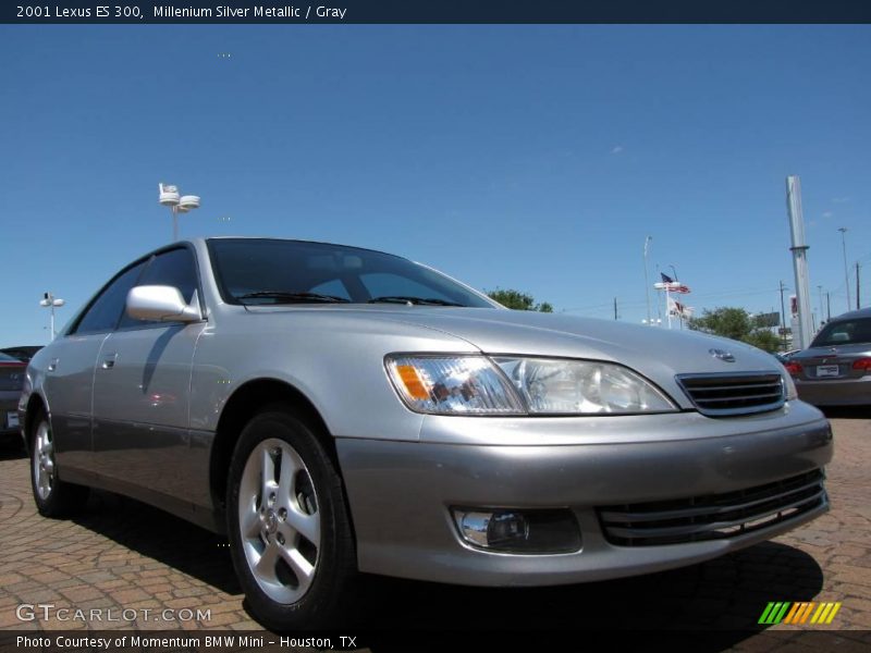 Millenium Silver Metallic / Gray 2001 Lexus ES 300