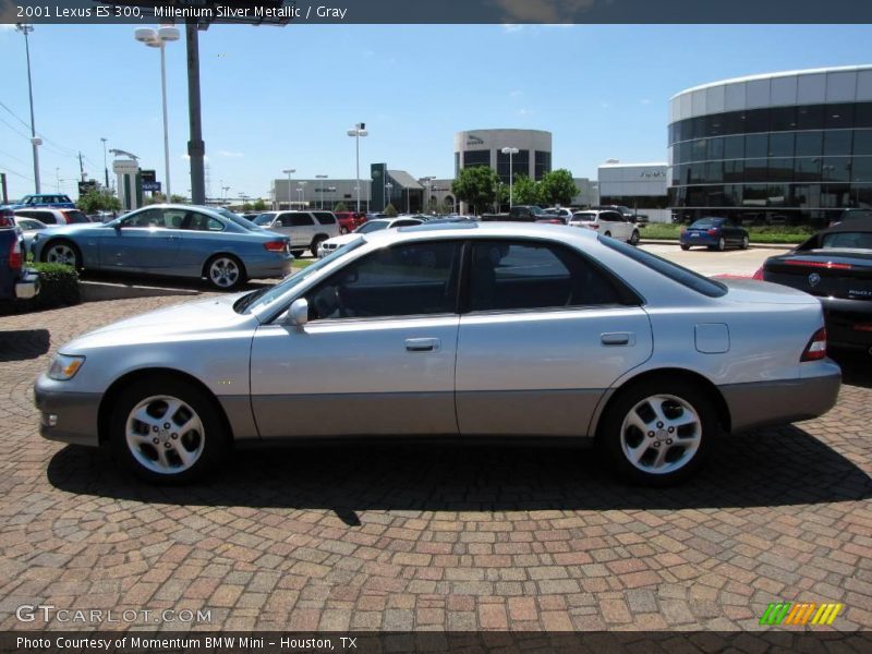 Millenium Silver Metallic / Gray 2001 Lexus ES 300