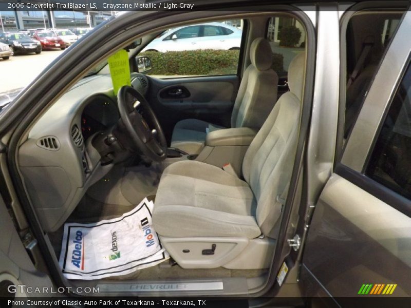 Graystone Metallic / Light Gray 2006 Chevrolet TrailBlazer LS