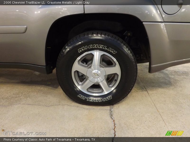 Graystone Metallic / Light Gray 2006 Chevrolet TrailBlazer LS
