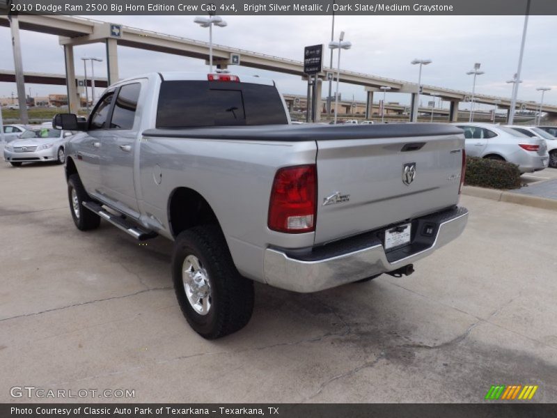 Bright Silver Metallic / Dark Slate/Medium Graystone 2010 Dodge Ram 2500 Big Horn Edition Crew Cab 4x4