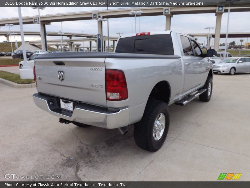 Bright Silver Metallic / Dark Slate/Medium Graystone 2010 Dodge Ram 2500 Big Horn Edition Crew Cab 4x4