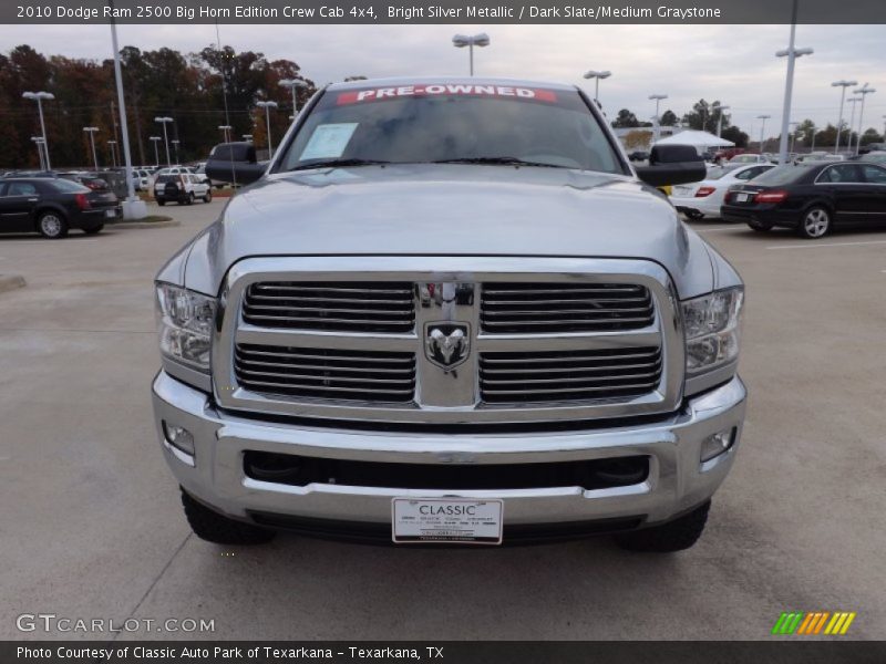 Bright Silver Metallic / Dark Slate/Medium Graystone 2010 Dodge Ram 2500 Big Horn Edition Crew Cab 4x4