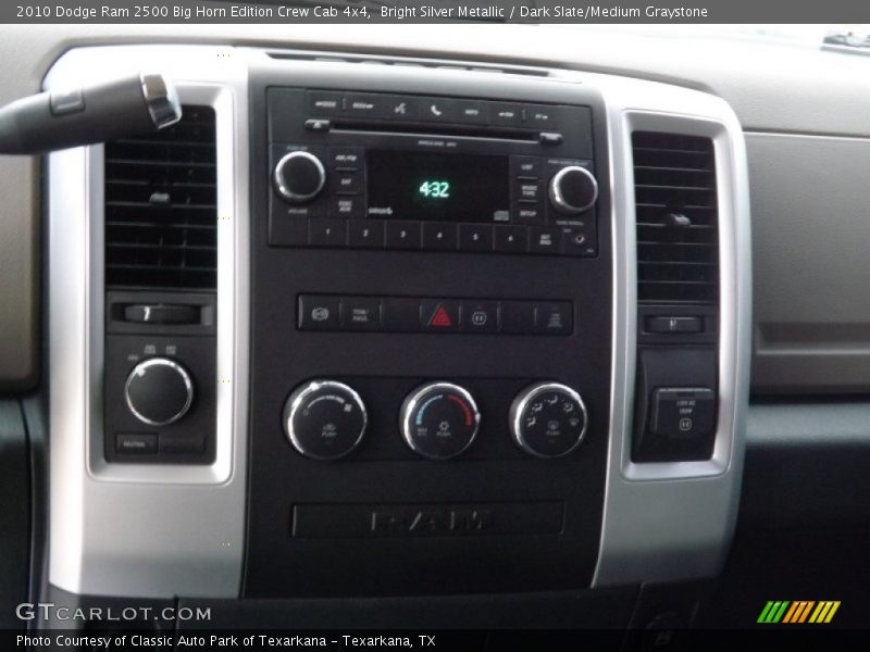 Bright Silver Metallic / Dark Slate/Medium Graystone 2010 Dodge Ram 2500 Big Horn Edition Crew Cab 4x4