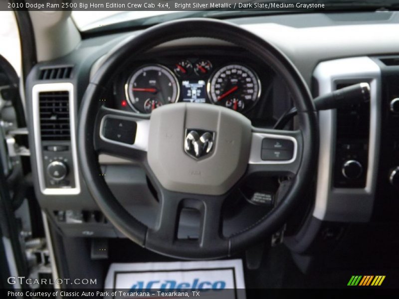 Bright Silver Metallic / Dark Slate/Medium Graystone 2010 Dodge Ram 2500 Big Horn Edition Crew Cab 4x4