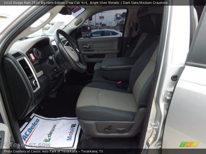 Bright Silver Metallic / Dark Slate/Medium Graystone 2010 Dodge Ram 2500 Big Horn Edition Crew Cab 4x4