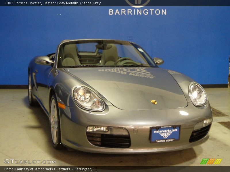 Meteor Grey Metallic / Stone Grey 2007 Porsche Boxster
