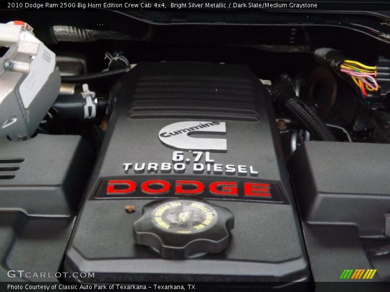 Bright Silver Metallic / Dark Slate/Medium Graystone 2010 Dodge Ram 2500 Big Horn Edition Crew Cab 4x4