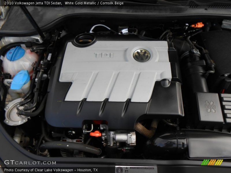 White Gold Metallic / Cornsilk Beige 2010 Volkswagen Jetta TDI Sedan