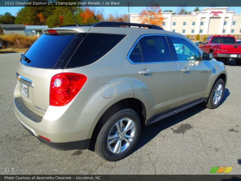 Champagne Silver Metallic / Jet Black 2013 Chevrolet Equinox LT