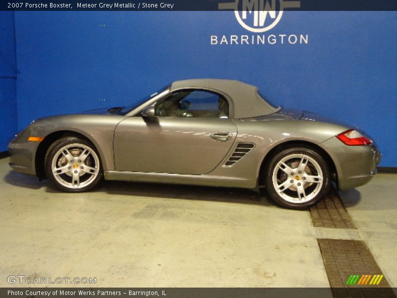 Meteor Grey Metallic / Stone Grey 2007 Porsche Boxster