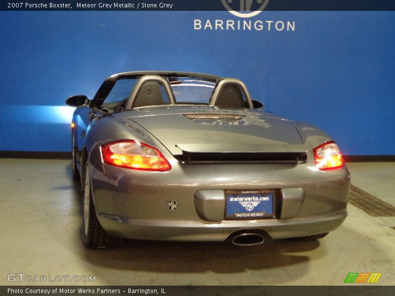 Meteor Grey Metallic / Stone Grey 2007 Porsche Boxster