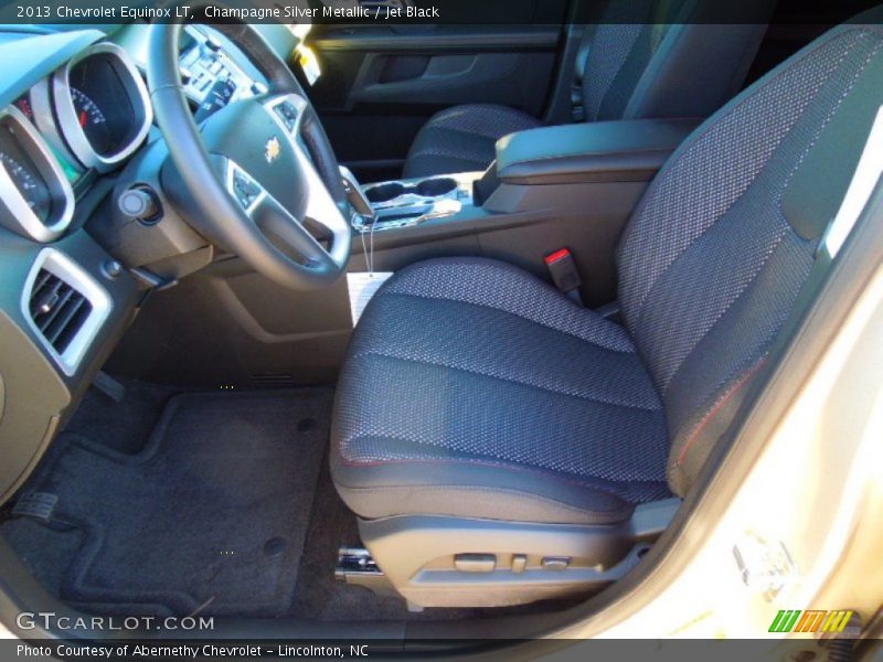 Champagne Silver Metallic / Jet Black 2013 Chevrolet Equinox LT