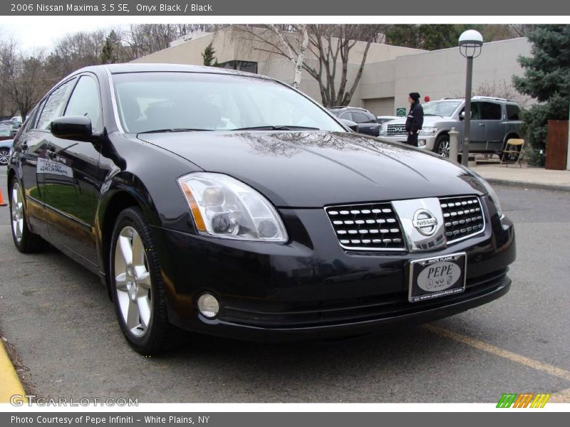 Onyx Black / Black 2006 Nissan Maxima 3.5 SE