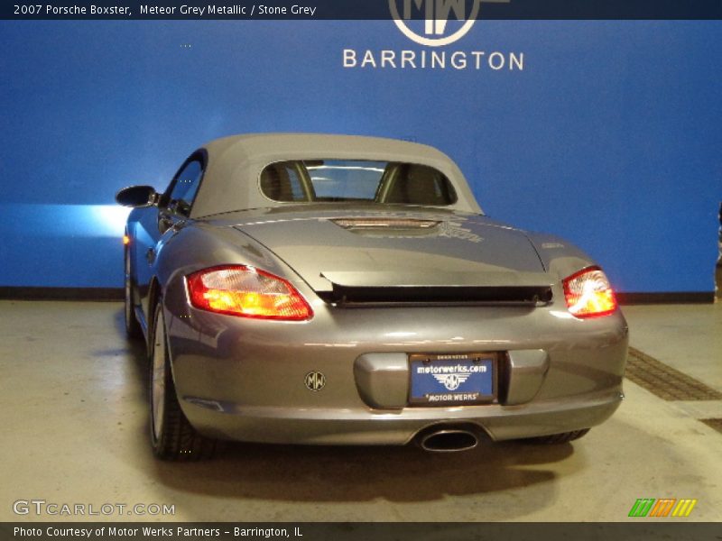 Meteor Grey Metallic / Stone Grey 2007 Porsche Boxster
