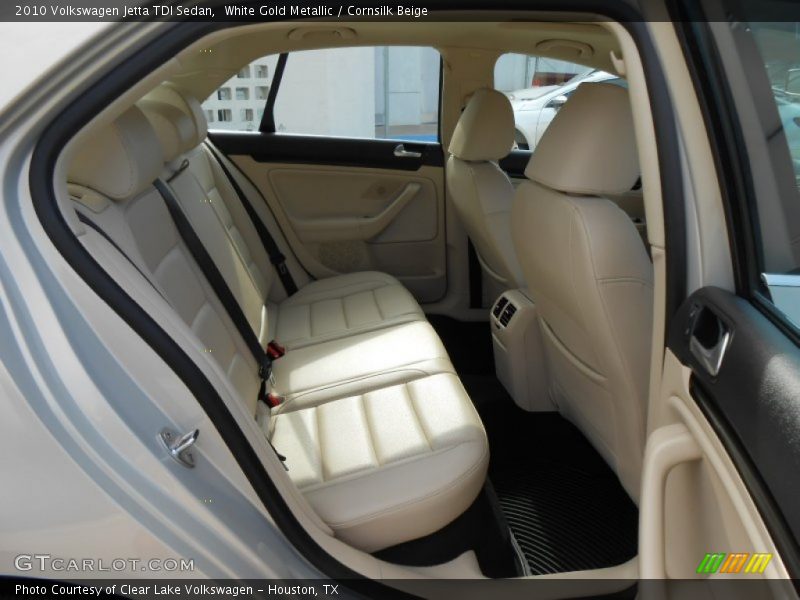 White Gold Metallic / Cornsilk Beige 2010 Volkswagen Jetta TDI Sedan