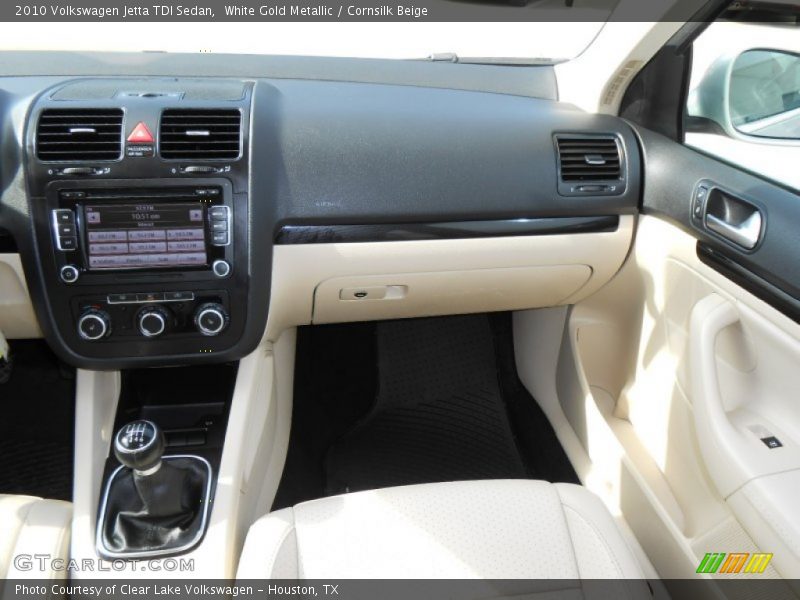 White Gold Metallic / Cornsilk Beige 2010 Volkswagen Jetta TDI Sedan