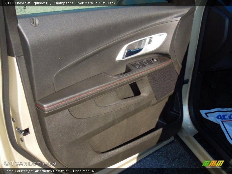 Champagne Silver Metallic / Jet Black 2013 Chevrolet Equinox LT