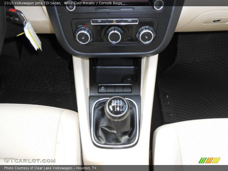White Gold Metallic / Cornsilk Beige 2010 Volkswagen Jetta TDI Sedan