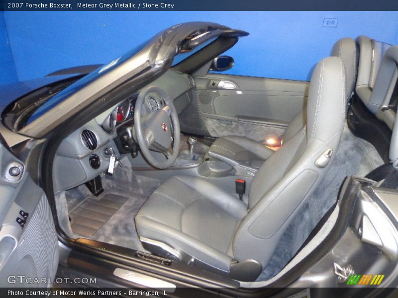 Meteor Grey Metallic / Stone Grey 2007 Porsche Boxster