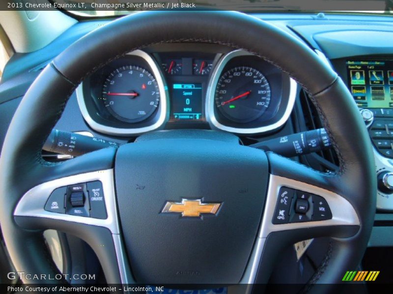 Champagne Silver Metallic / Jet Black 2013 Chevrolet Equinox LT
