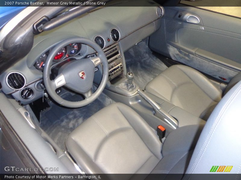 Meteor Grey Metallic / Stone Grey 2007 Porsche Boxster