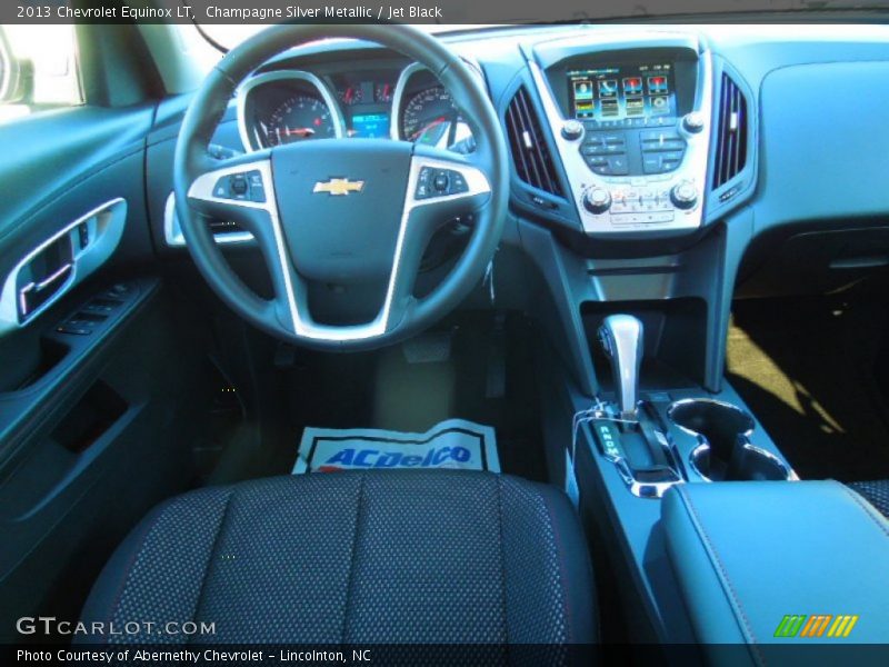 Champagne Silver Metallic / Jet Black 2013 Chevrolet Equinox LT