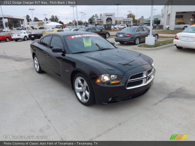 Pitch Black / Black 2012 Dodge Charger R/T Max