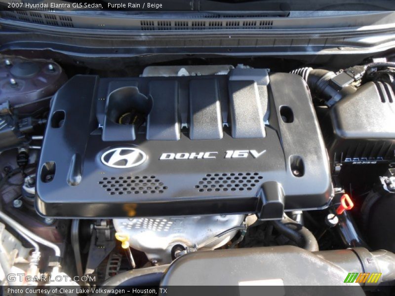  2007 Elantra GLS Sedan Engine - 2.0 Liter DOHC 16V VVT 4 Cylinder