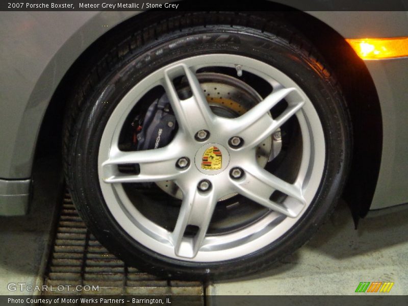 Meteor Grey Metallic / Stone Grey 2007 Porsche Boxster