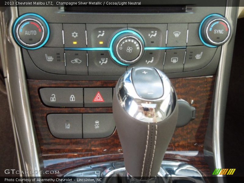 Champagne Silver Metallic / Cocoa/Light Neutral 2013 Chevrolet Malibu LTZ