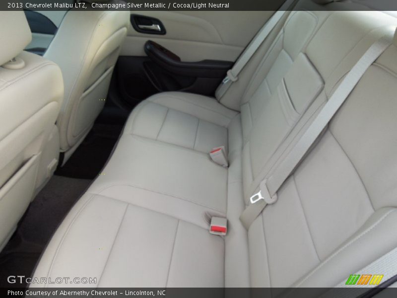 Champagne Silver Metallic / Cocoa/Light Neutral 2013 Chevrolet Malibu LTZ