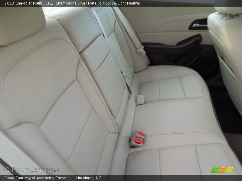 Champagne Silver Metallic / Cocoa/Light Neutral 2013 Chevrolet Malibu LTZ
