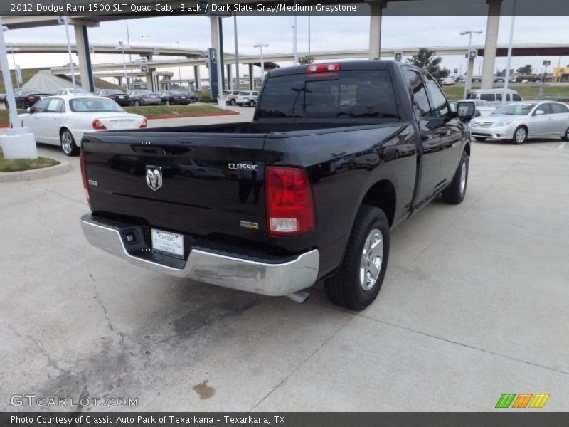 Black / Dark Slate Gray/Medium Graystone 2012 Dodge Ram 1500 SLT Quad Cab