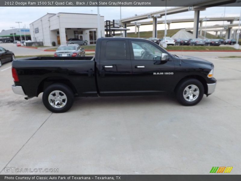 Black / Dark Slate Gray/Medium Graystone 2012 Dodge Ram 1500 SLT Quad Cab