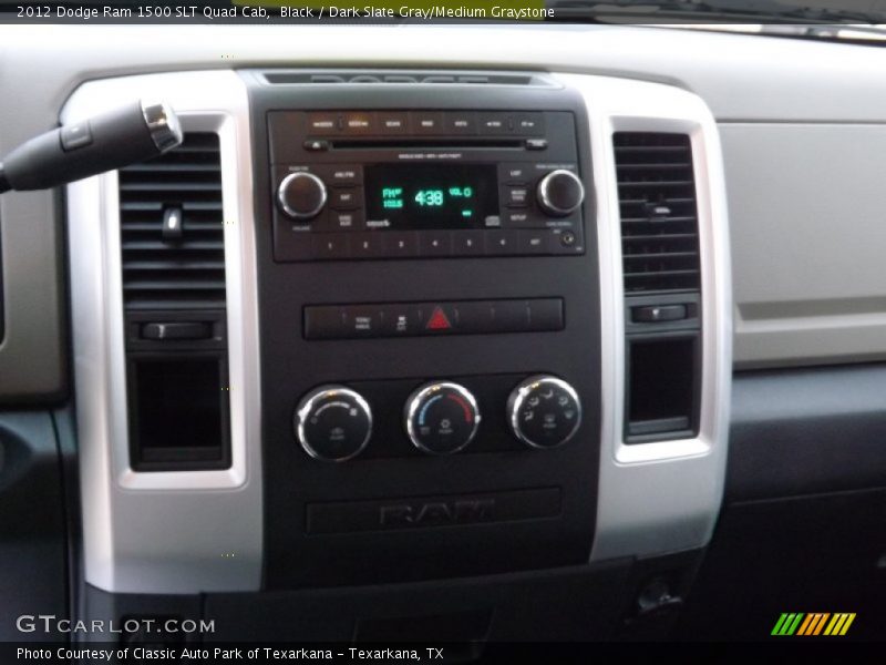 Black / Dark Slate Gray/Medium Graystone 2012 Dodge Ram 1500 SLT Quad Cab